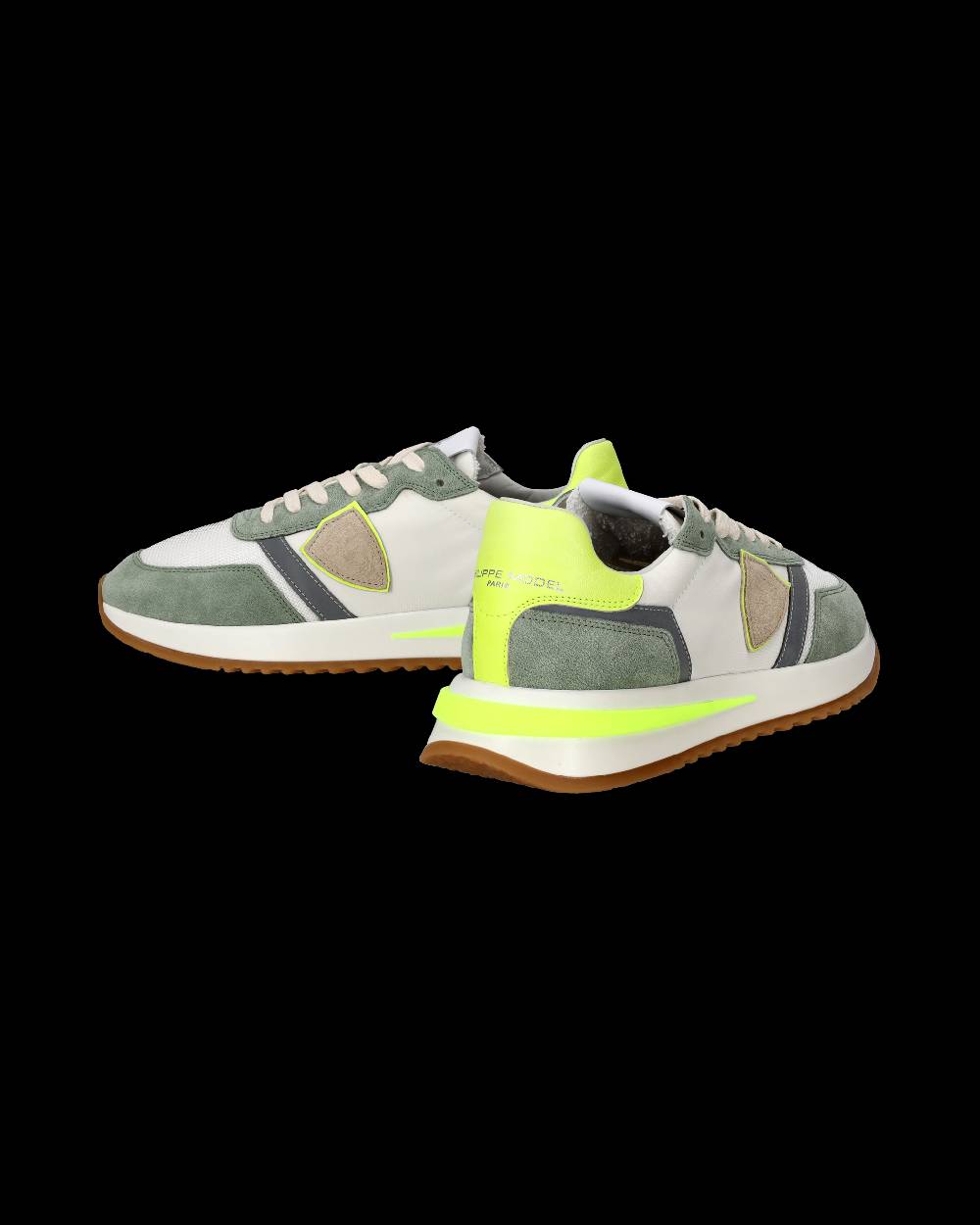 Philippe Model Sneakers Tropez 2.1 da Uomo Bianche e Gialle in Tessuto Tecnico Negozio
