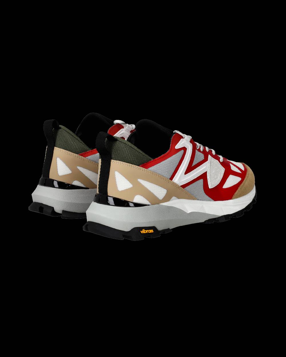 Philippe Model Sneakers Rocx da Uomo Rosse in Tessuto Tecnico Nuova