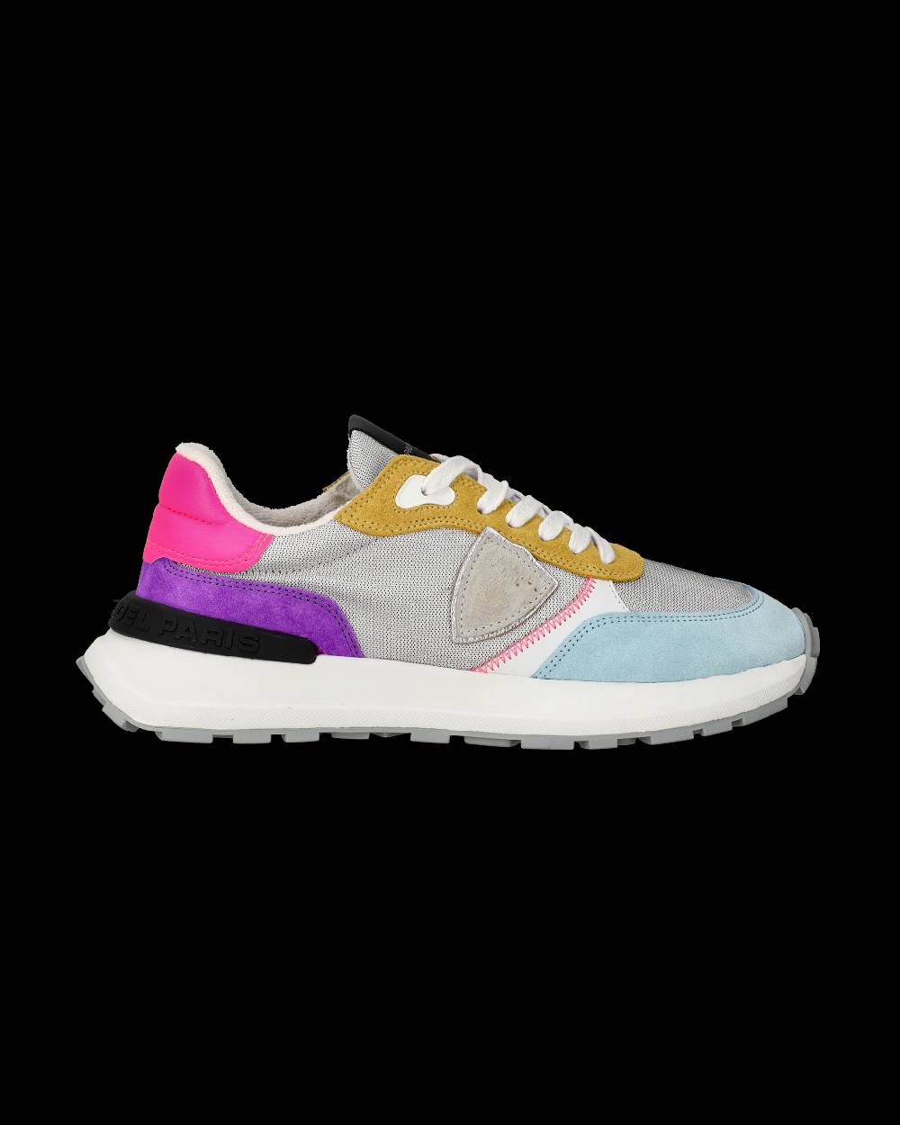Philippe Model Sneakers Antibes da Donna Argento in Tessuto Tecnico 2025