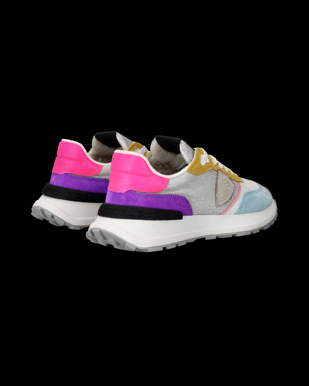 Philippe Model Sneakers Antibes da Donna Argento in Tessuto Tecnico 2025