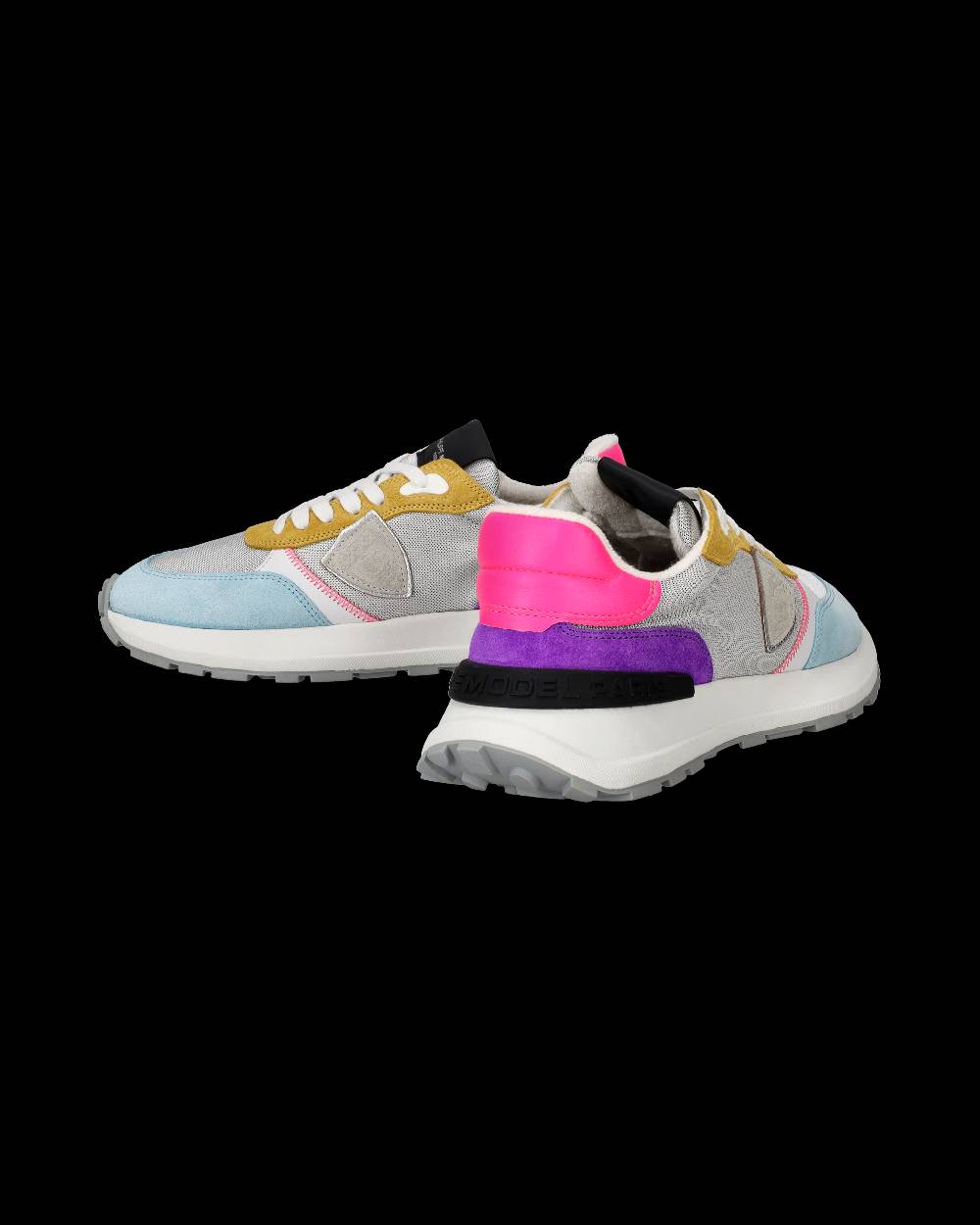 Philippe Model Sneakers Antibes da Donna Argento in Tessuto Tecnico 2025