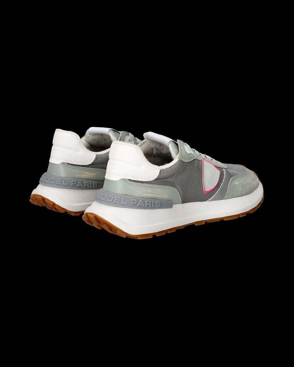 Philippe Model Sneakers Antibes da Donna Verdi in Tessuto Tecnico In Linea