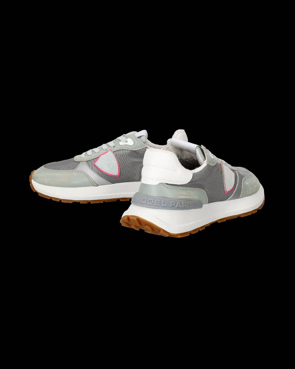 Philippe Model Sneakers Antibes da Donna Verdi in Tessuto Tecnico In Linea