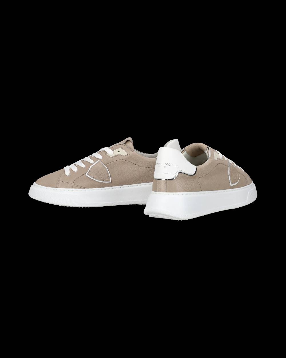 Philippe Model Sneaker casual Temple da uomo in pelle Nabuk - Grigio Acquista Ora