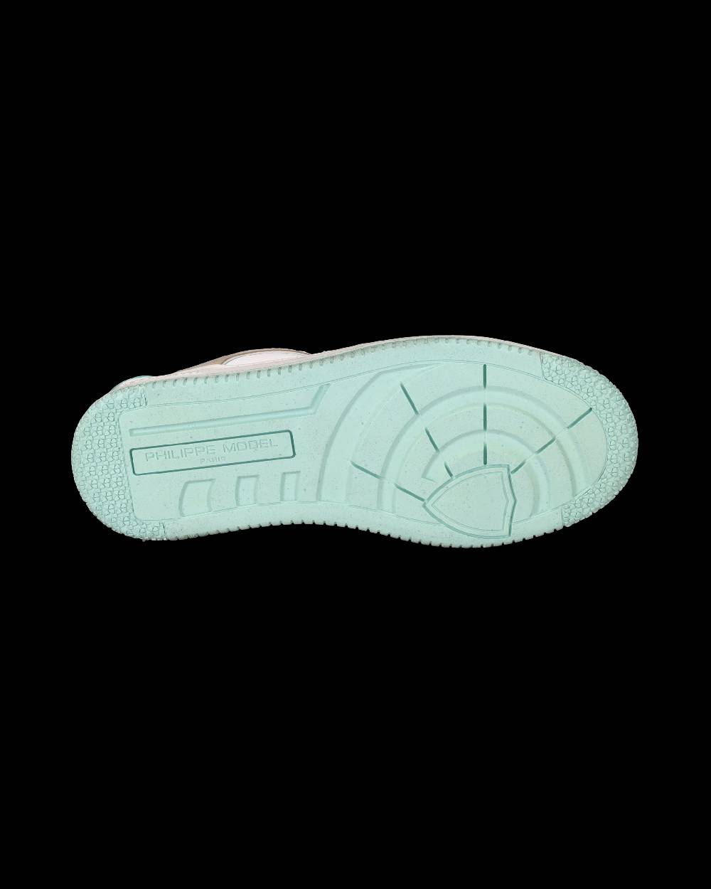 Philippe Model Sneakers Lyon da Donna Bianche e Verdi in Pelle Riciclata Shopping Online