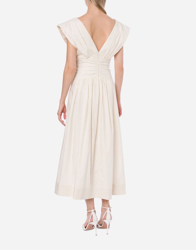 Philosophy Di Lorenzo Serafini Abito in cotone stretch con fiocchi Italia