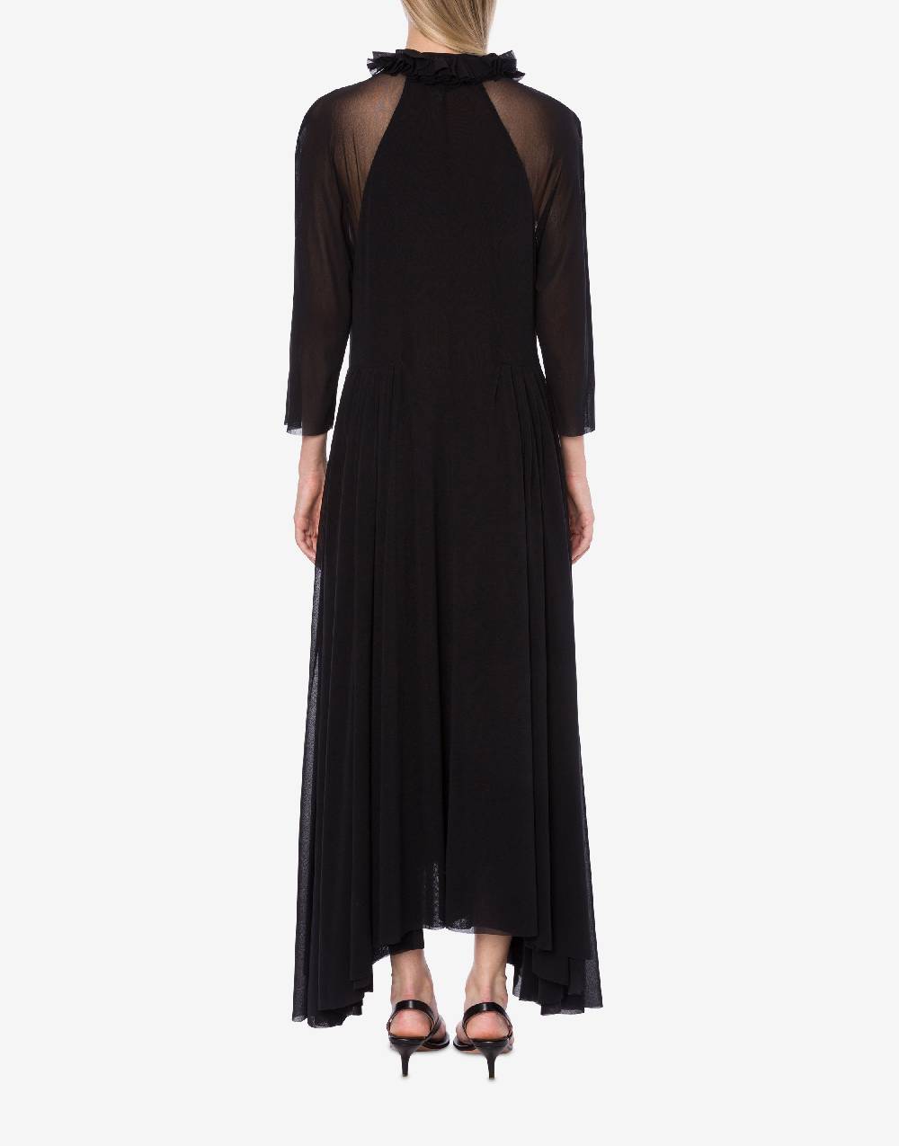 Philosophy Di Lorenzo Serafini Abito in tulle stretch con ruches In Linea
