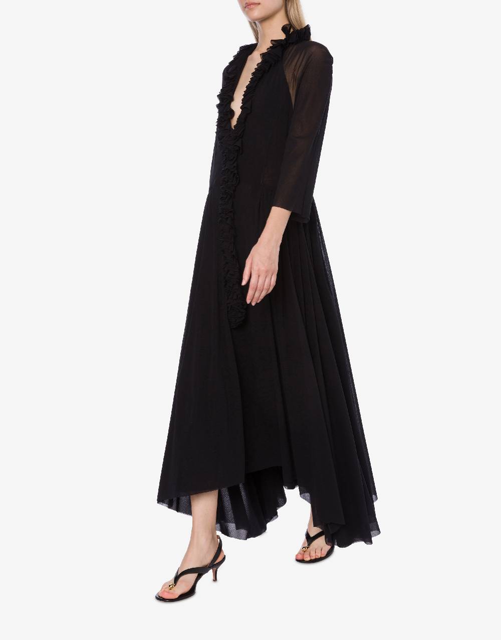 Philosophy Di Lorenzo Serafini Abito in tulle stretch con ruches In Linea