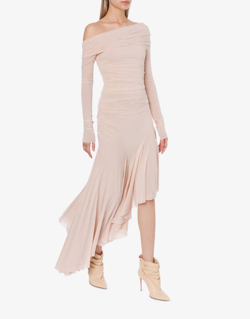 Philosophy Di Lorenzo Serafini Abito asimmetrico in jersey stretch Nuovo