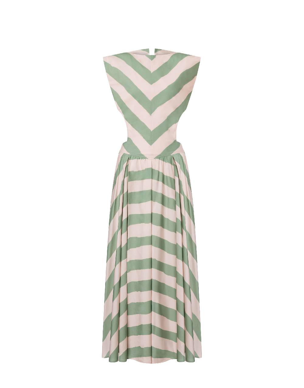 Philosophy Di Lorenzo Serafini Abito a righe in cotone stretch Vendita