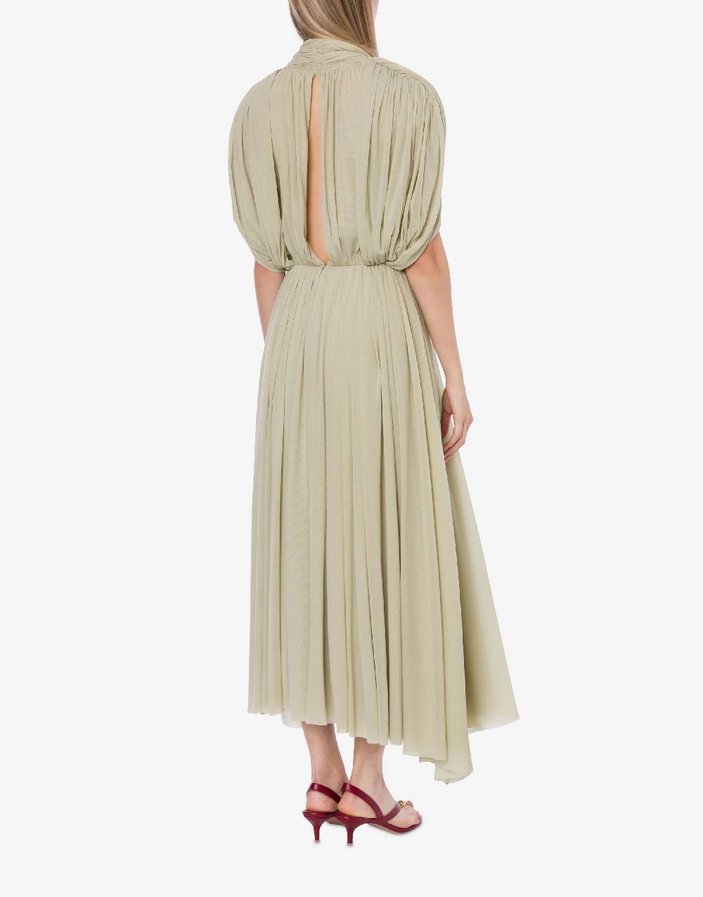 Philosophy Di Lorenzo Serafini Abito in tulle stretch con maniche a mantella Soddisfazione Garantita