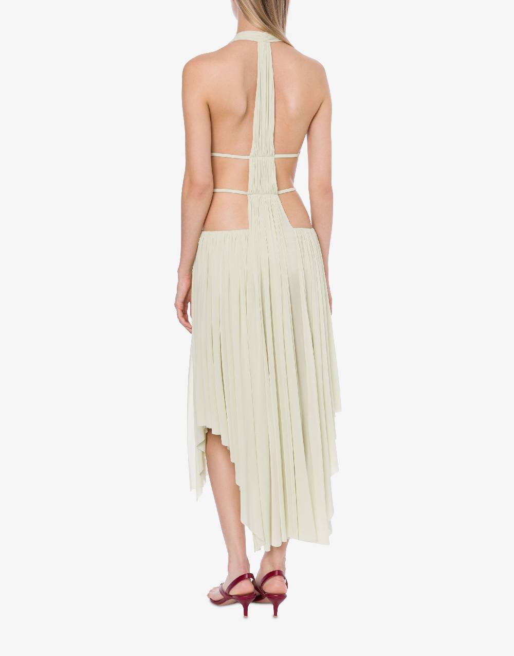 Philosophy Di Lorenzo Serafini Abito in jersey drappeggiato con cut-out Consegna Veloce