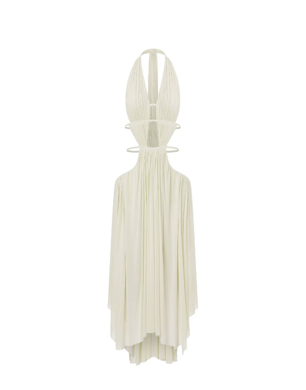 Philosophy Di Lorenzo Serafini Abito in jersey drappeggiato con cut-out Consegna Veloce