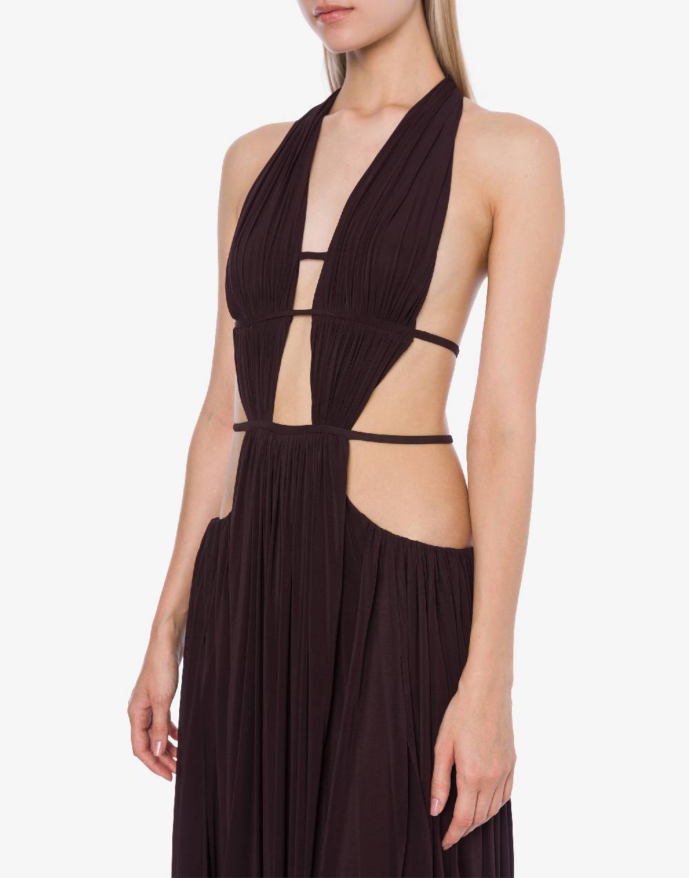 Philosophy Di Lorenzo Serafini Abito in jersey drappeggiato con cut-out Promozione Limitata