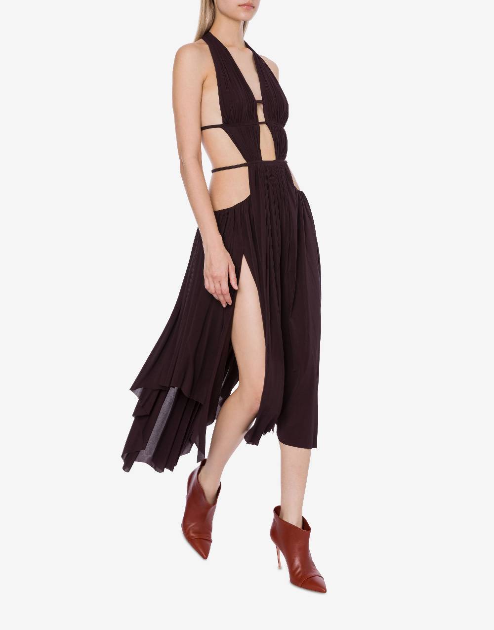 Philosophy Di Lorenzo Serafini Abito in jersey drappeggiato con cut-out Promozione Limitata