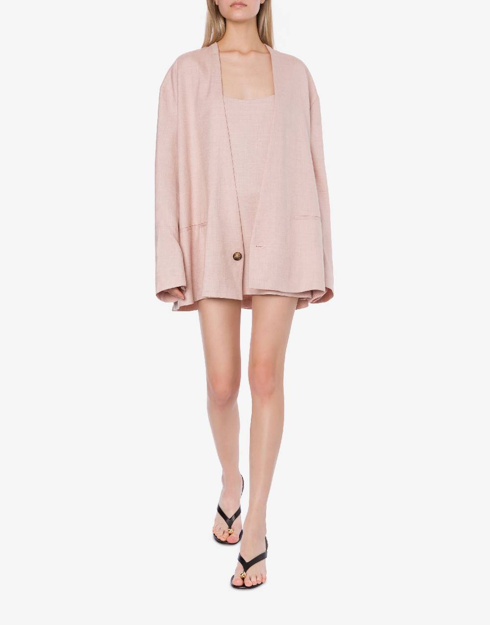 Philosophy Di Lorenzo Serafini Minidress in tela misto lino Shopping Online