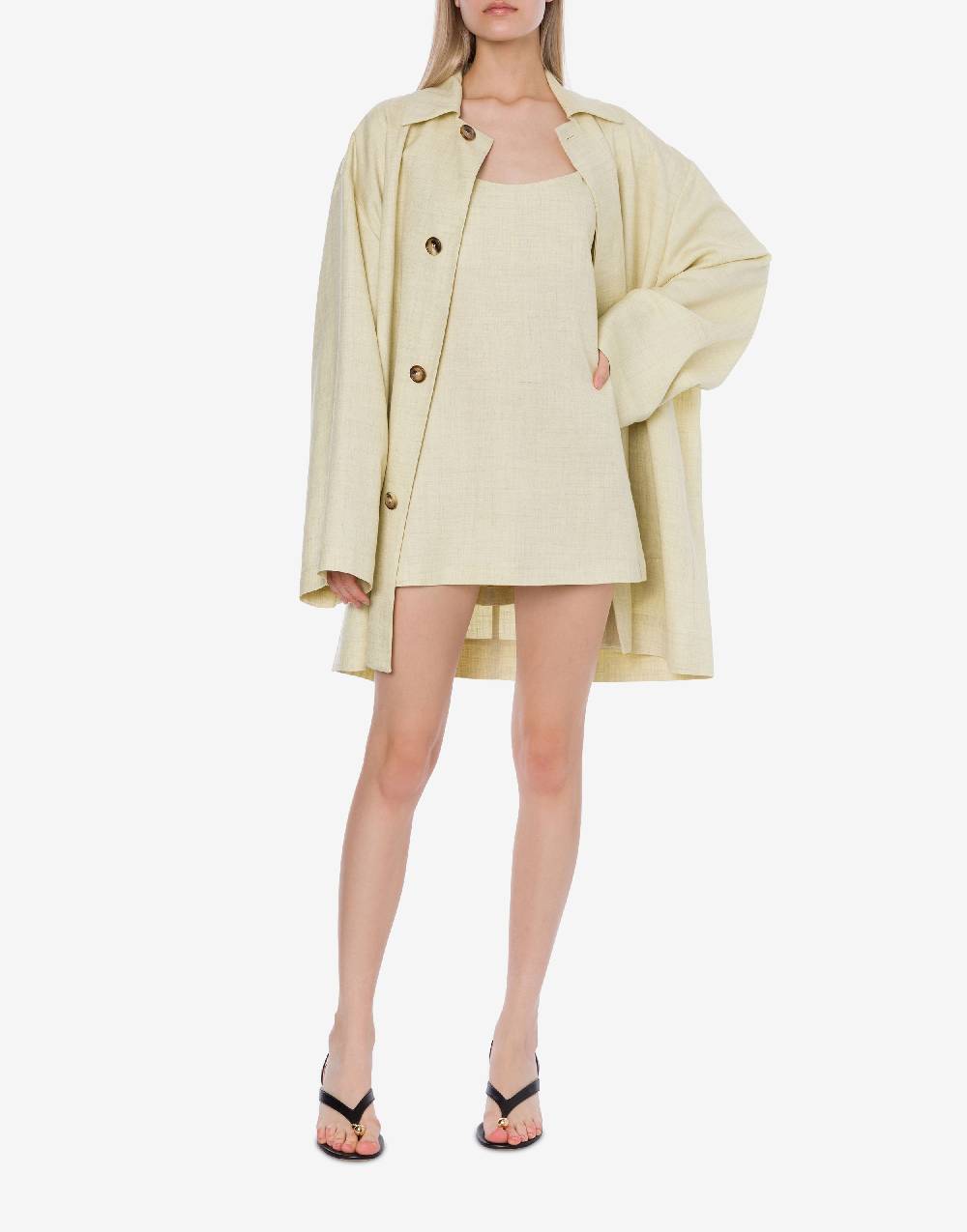 Philosophy Di Lorenzo Serafini Minidress in tela misto lino Affare Del Giorno