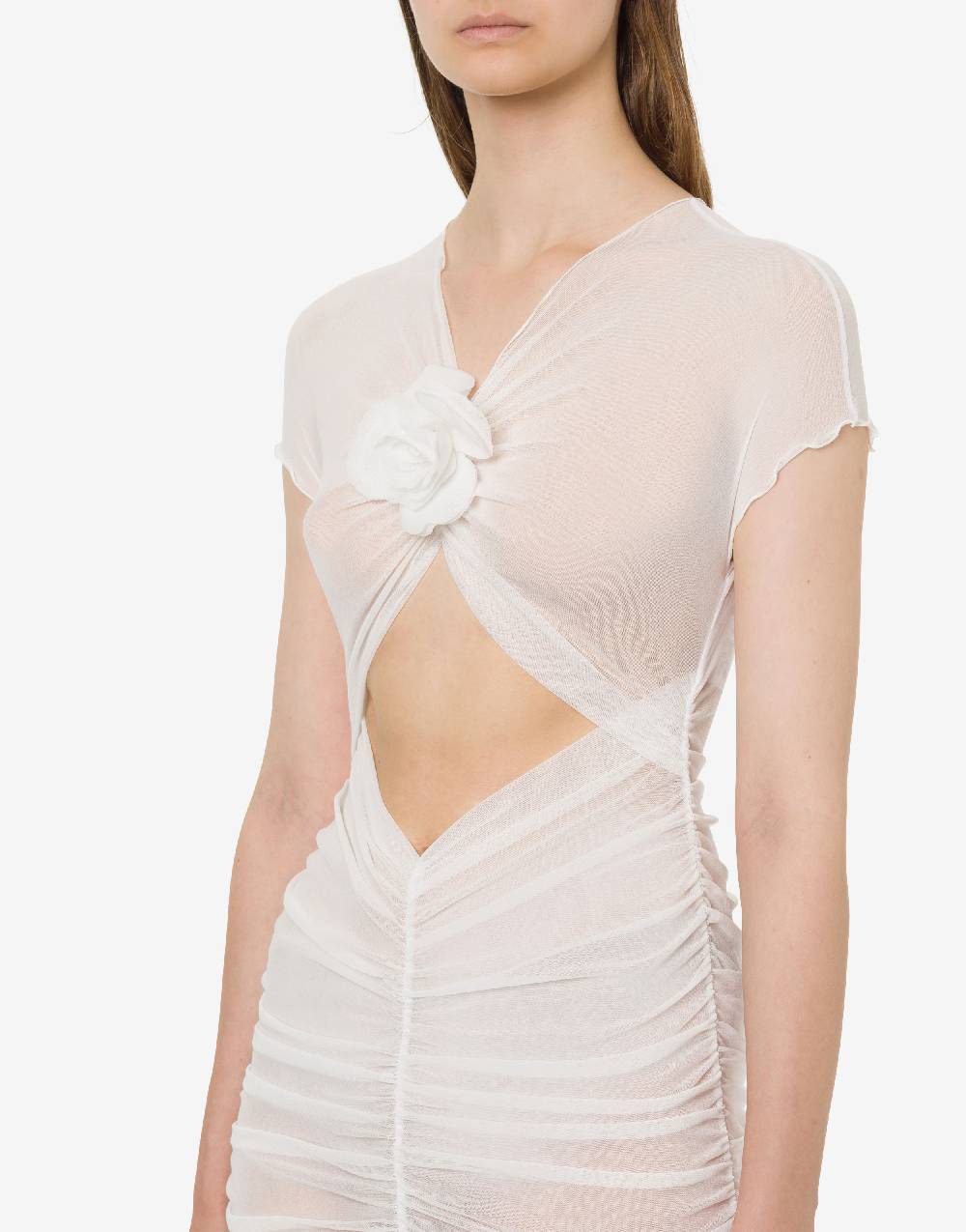 Philosophy Di Lorenzo Serafini Minidress beachwear in tulle stretch In Vendita