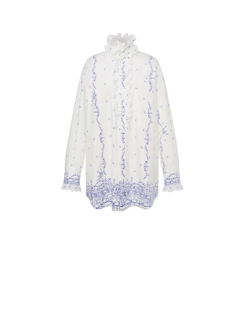 Philosophy Di Lorenzo Serafini Shirt dress in popeline stampato Saldi Di Fabbrica