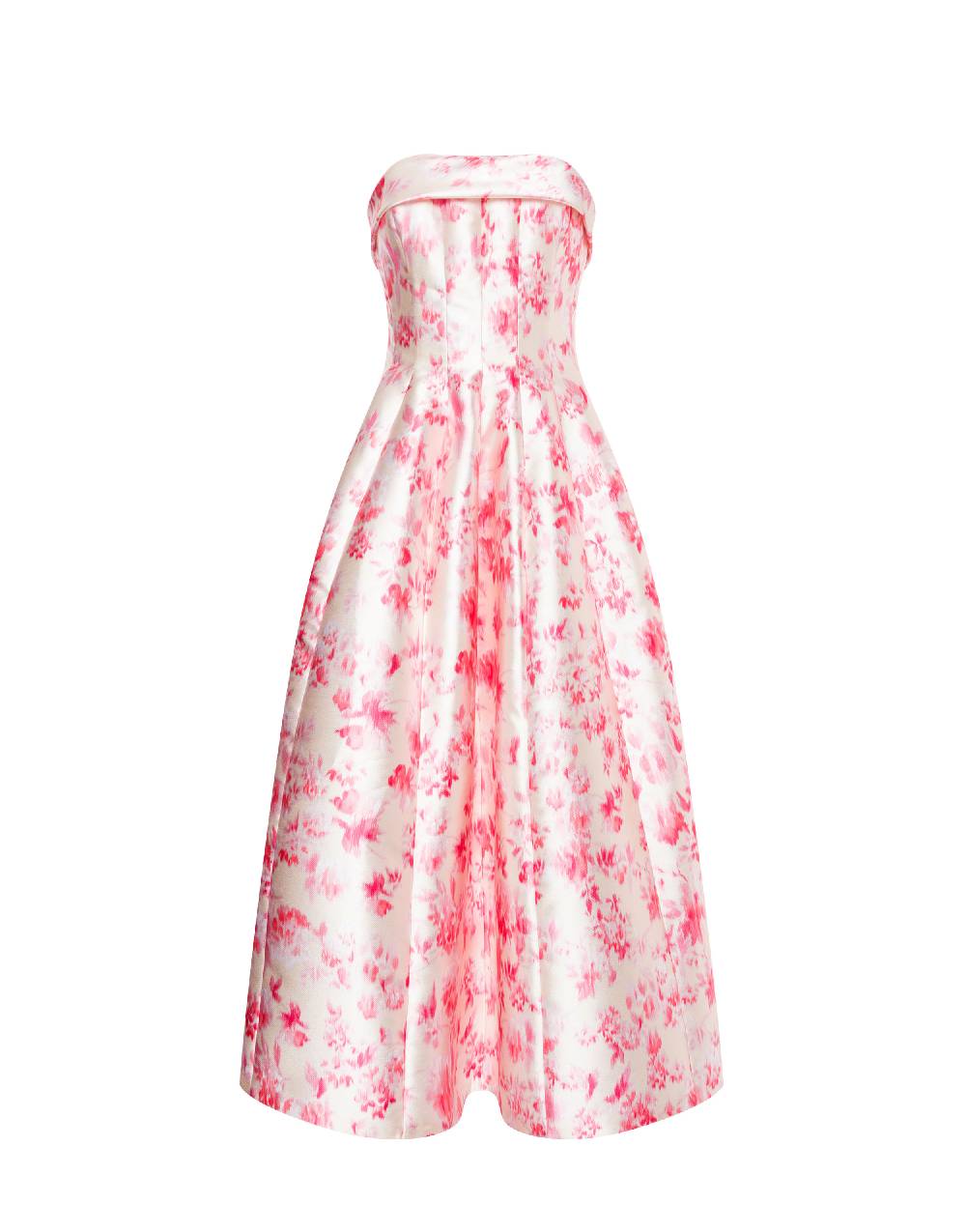 Philosophy Di Lorenzo Serafini Abito bustier in radzmir con stampa fiori 50% di sconto con spedizione gratuita