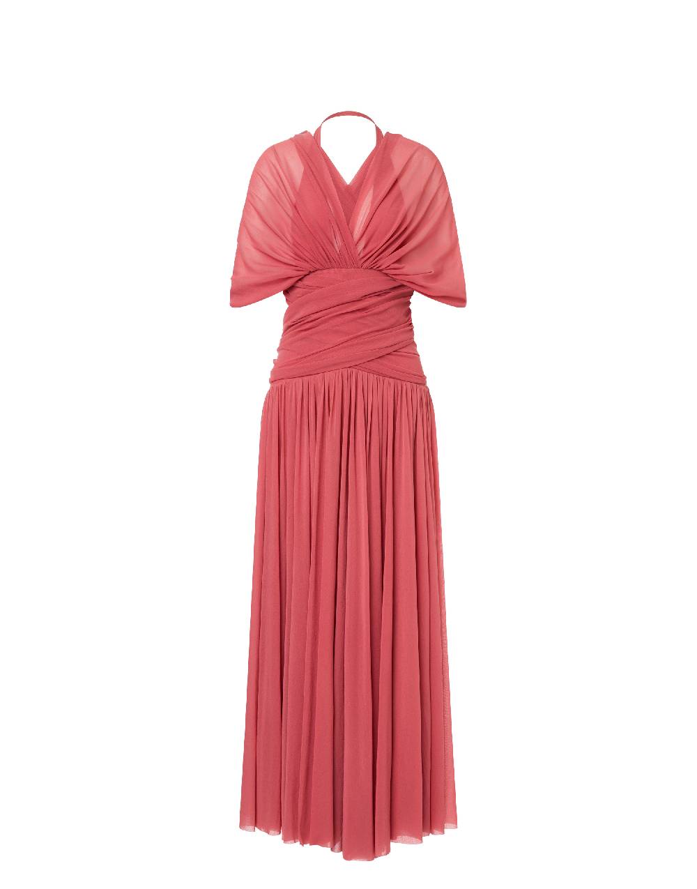 Philosophy Di Lorenzo Serafini Abito in tulle stretch con allacciatura a fiocco In Saldo