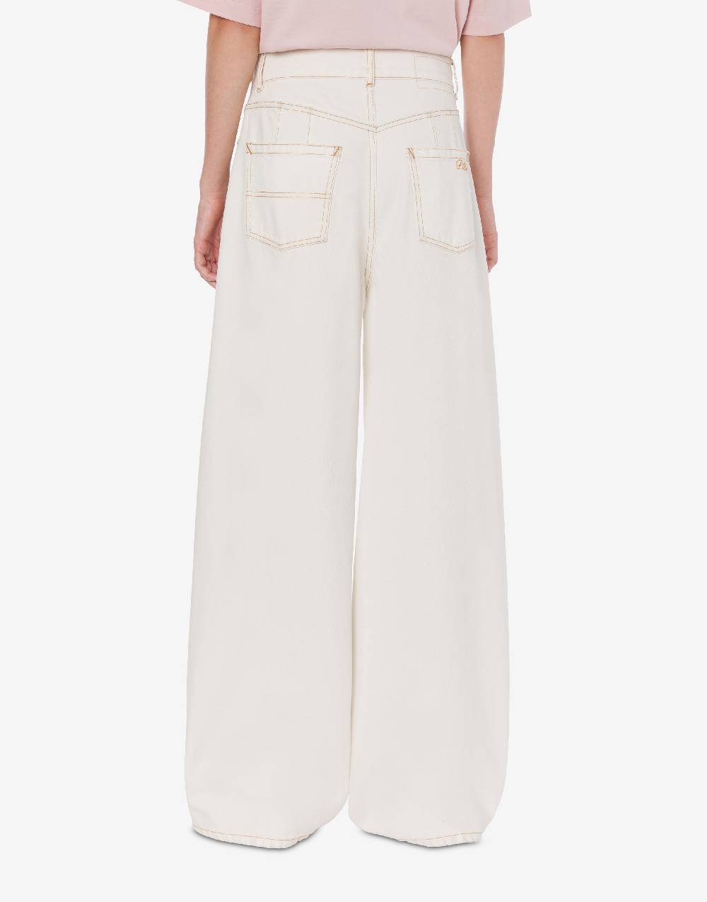 Philosophy Di Lorenzo Serafini Pantalone oversize in denim bleach Nuova
