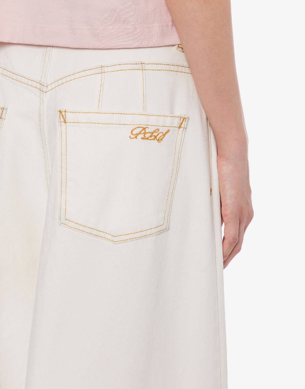 Philosophy Di Lorenzo Serafini Pantalone oversize in denim bleach Nuova