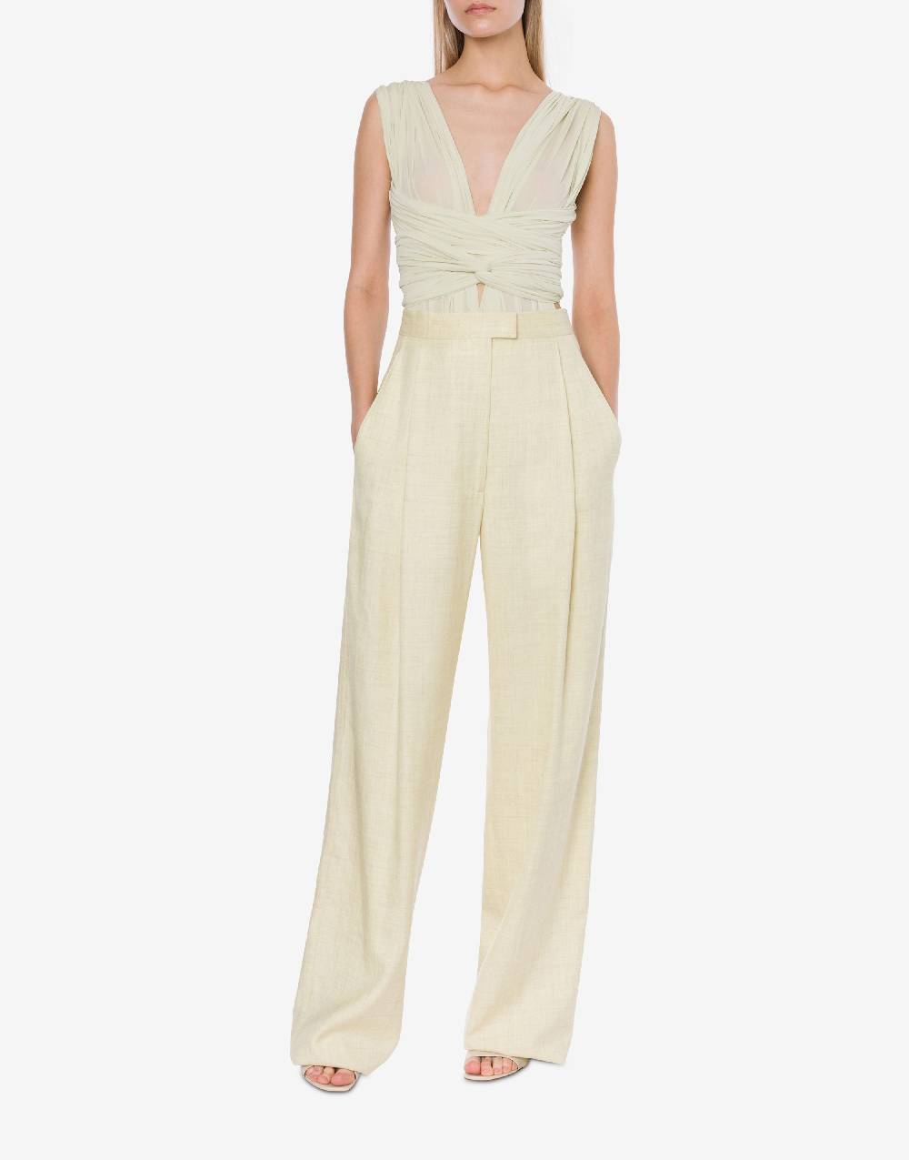 Philosophy Di Lorenzo Serafini Pantalone in tela di misto lino Italy