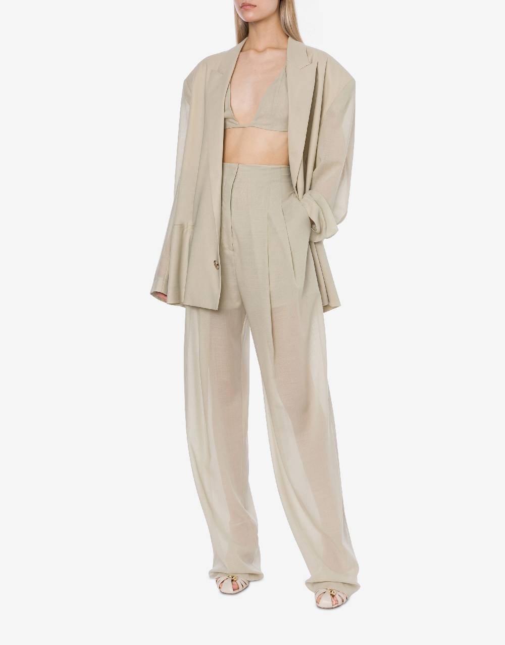Philosophy Di Lorenzo Serafini Pantalone ampio in voile di lana Nuovo
