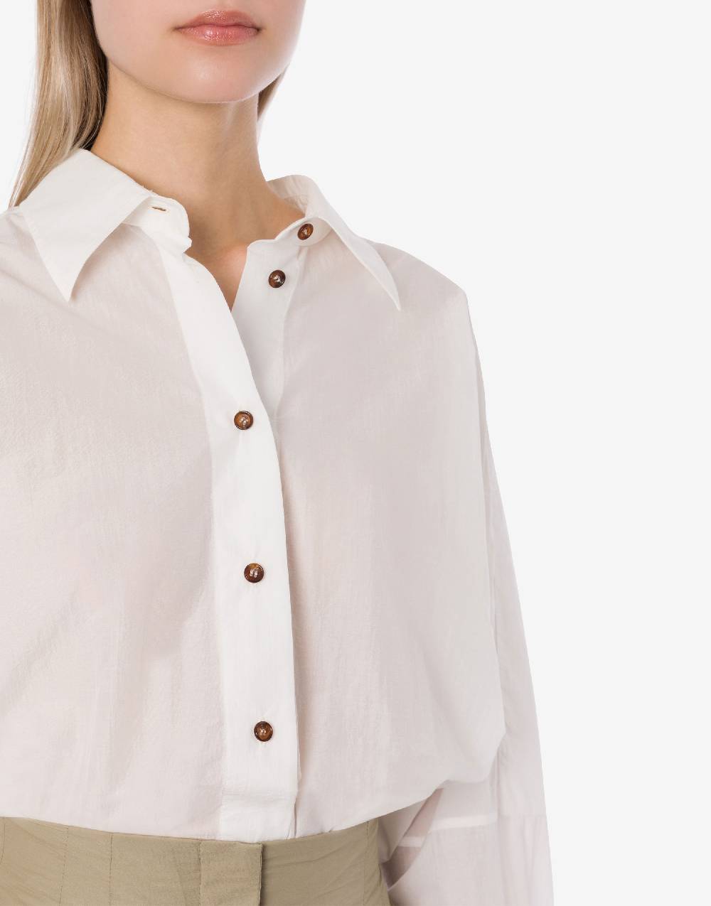 Philosophy Di Lorenzo Serafini Maxi camicia in nylon Spedizione Gratuita
