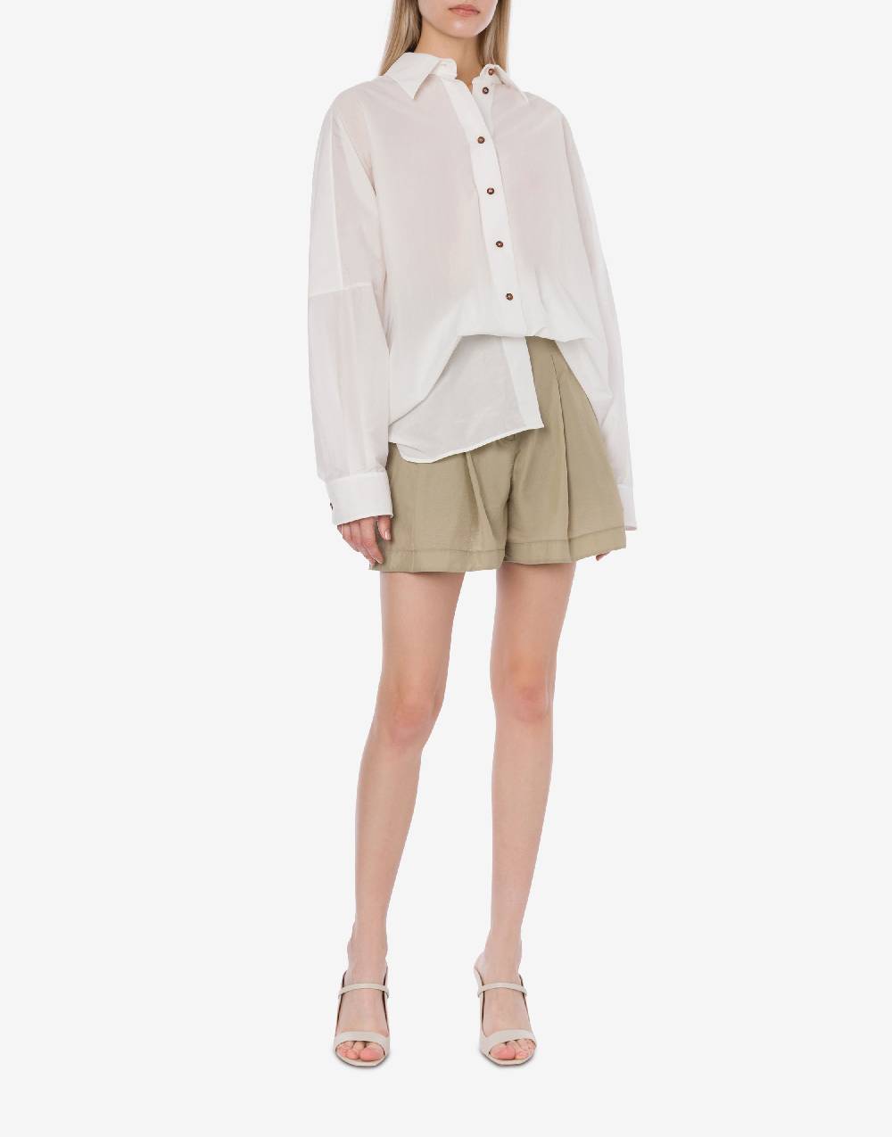Philosophy Di Lorenzo Serafini Maxi camicia in nylon Spedizione Gratuita