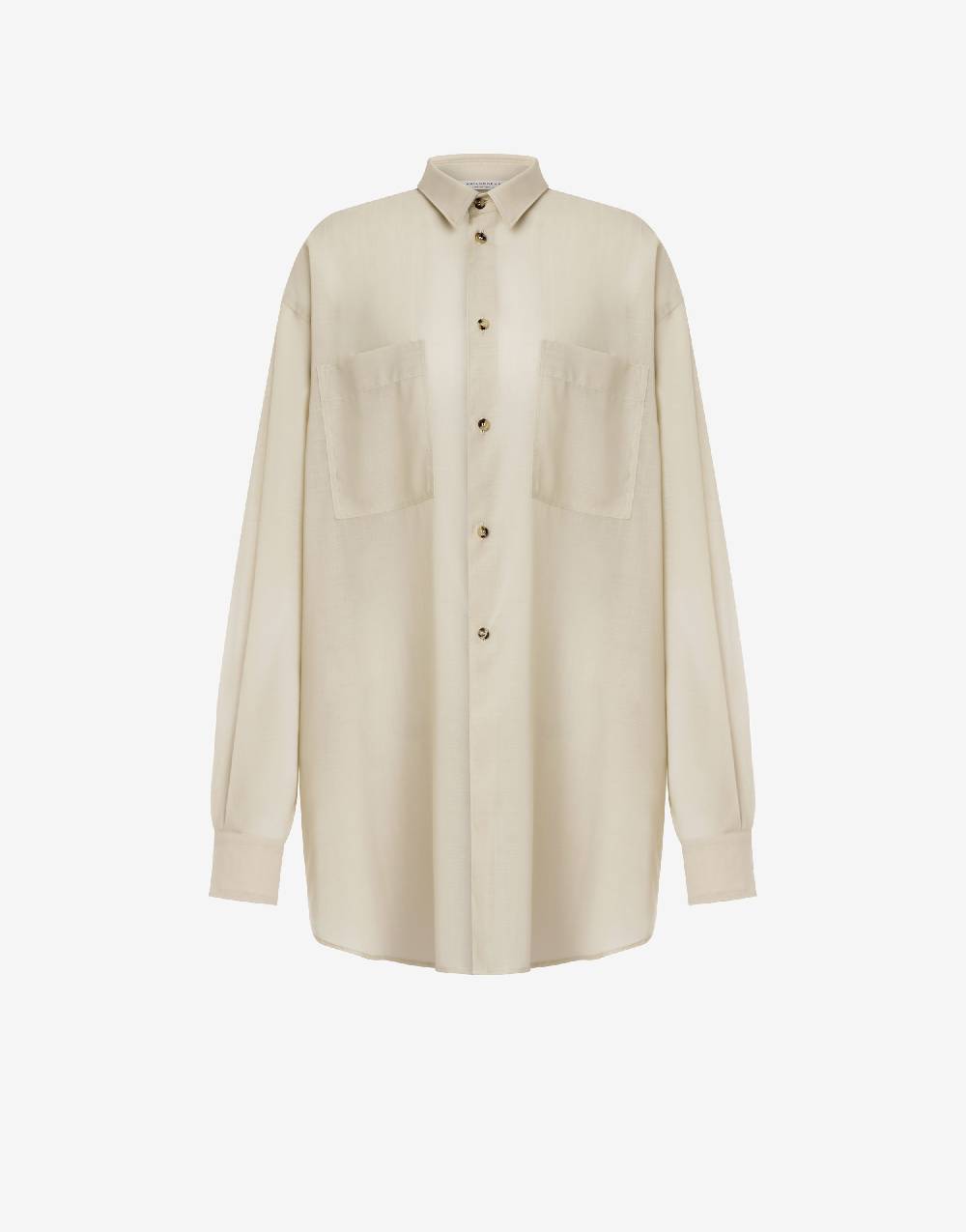 Philosophy Di Lorenzo Serafini Camicia oversize in voile di lana
