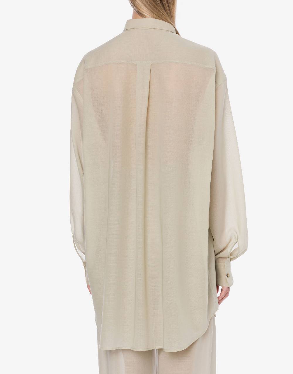 Philosophy Di Lorenzo Serafini Camicia oversize in voile di lana Qualità Garantita