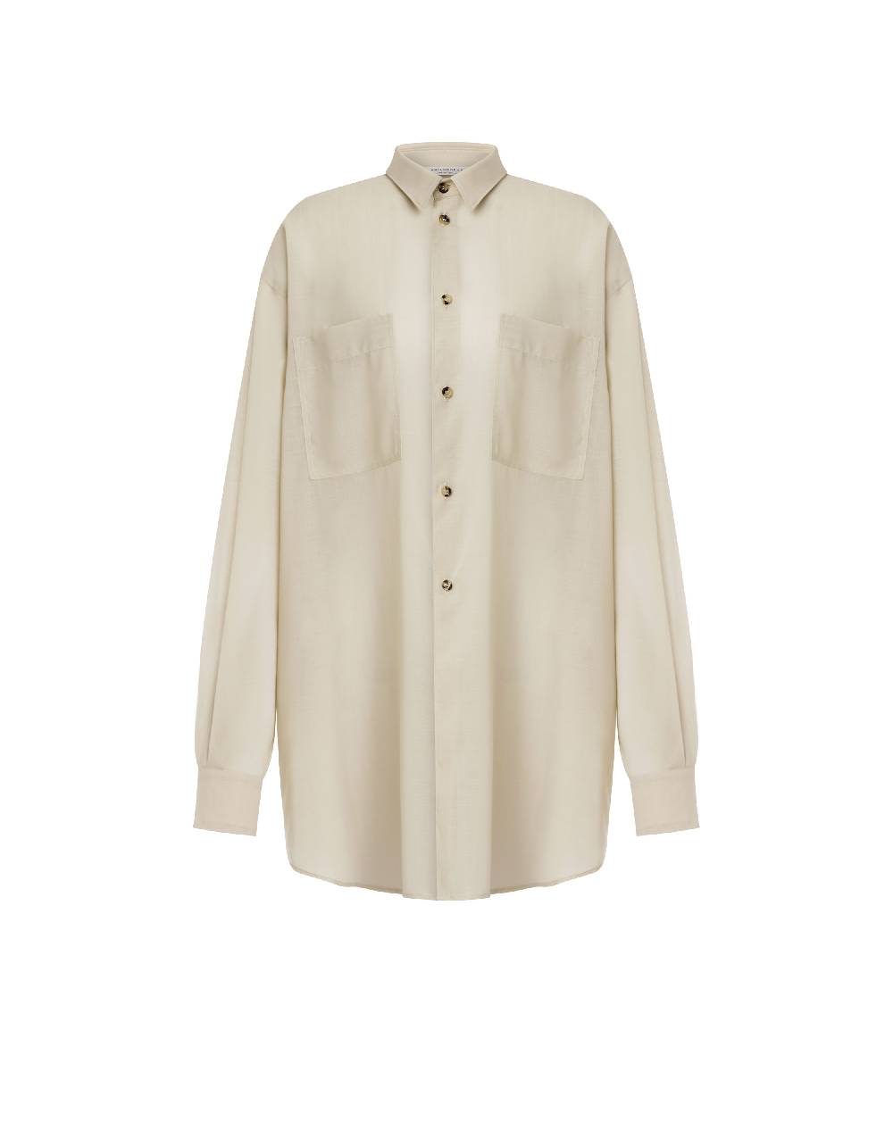 Philosophy Di Lorenzo Serafini Camicia oversize in voile di lana Qualità Garantita