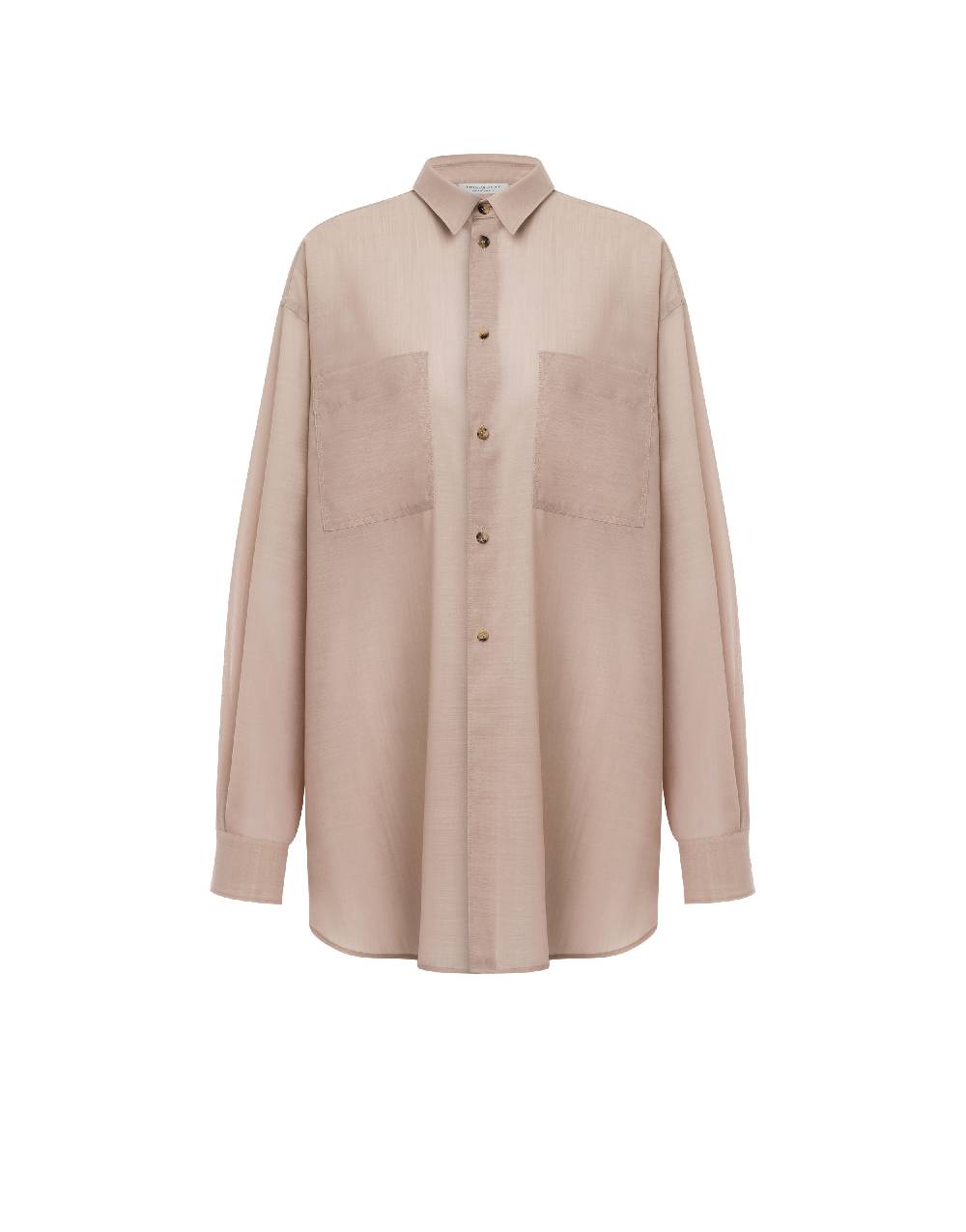 Philosophy Di Lorenzo Serafini Camicia oversize in voile di lana Negozi Online