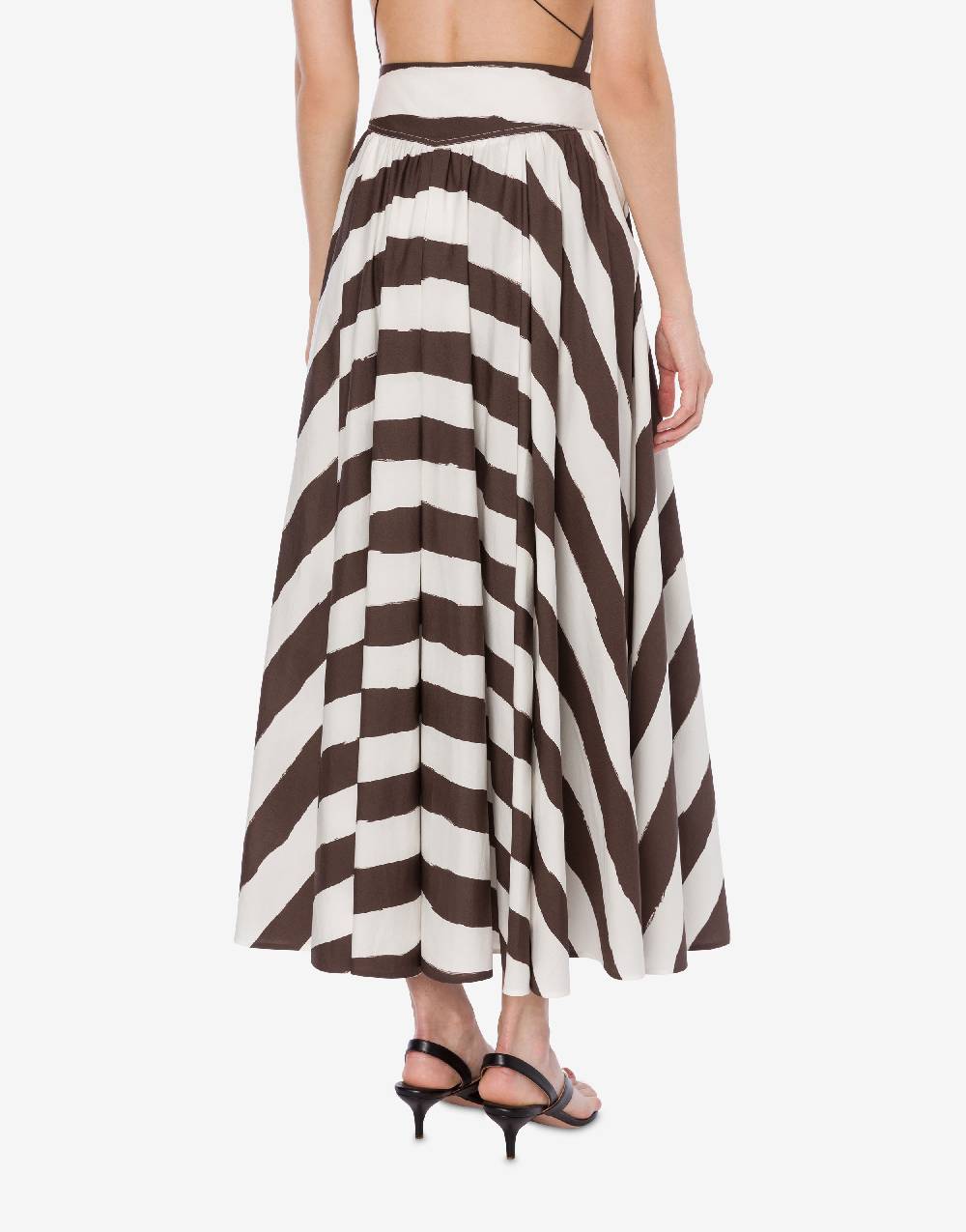 Philosophy Di Lorenzo Serafini Gonna lunga a righe in cotone stretch Affare Del Giorno