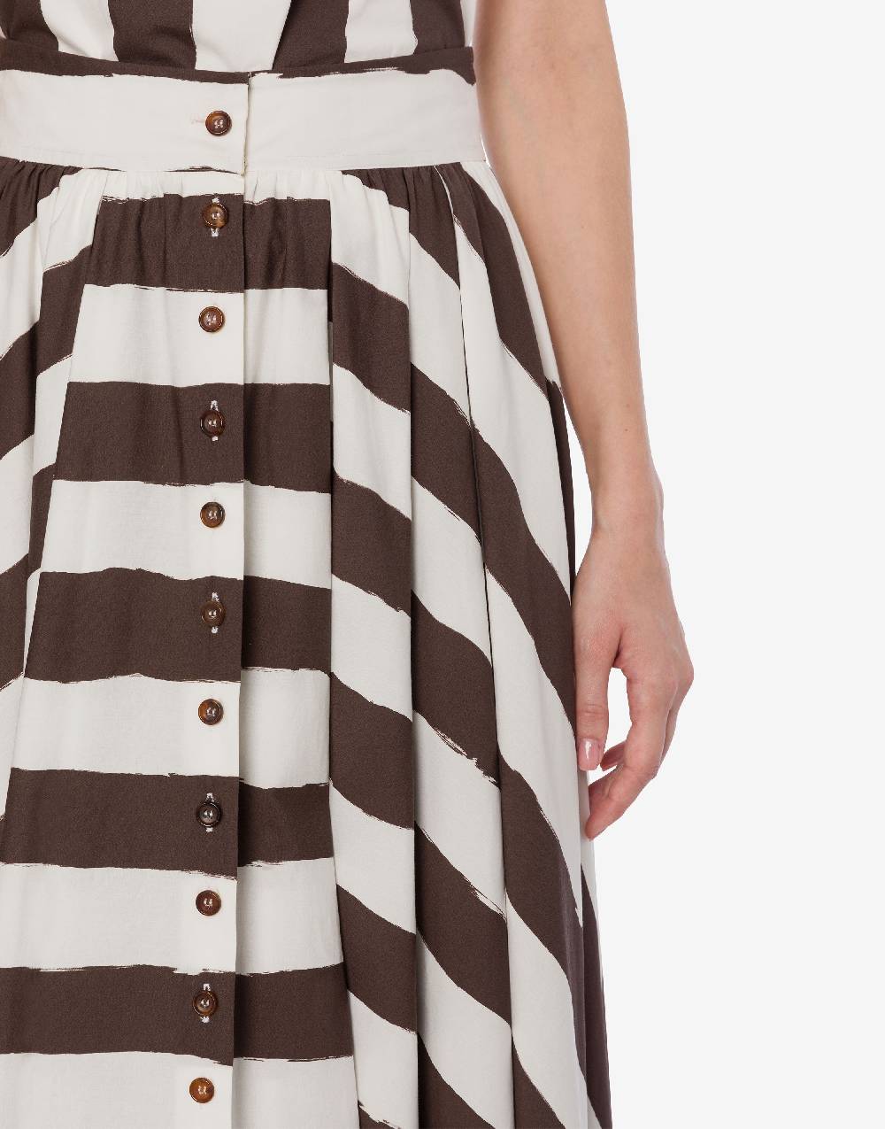 Philosophy Di Lorenzo Serafini Gonna lunga a righe in cotone stretch Affare Del Giorno