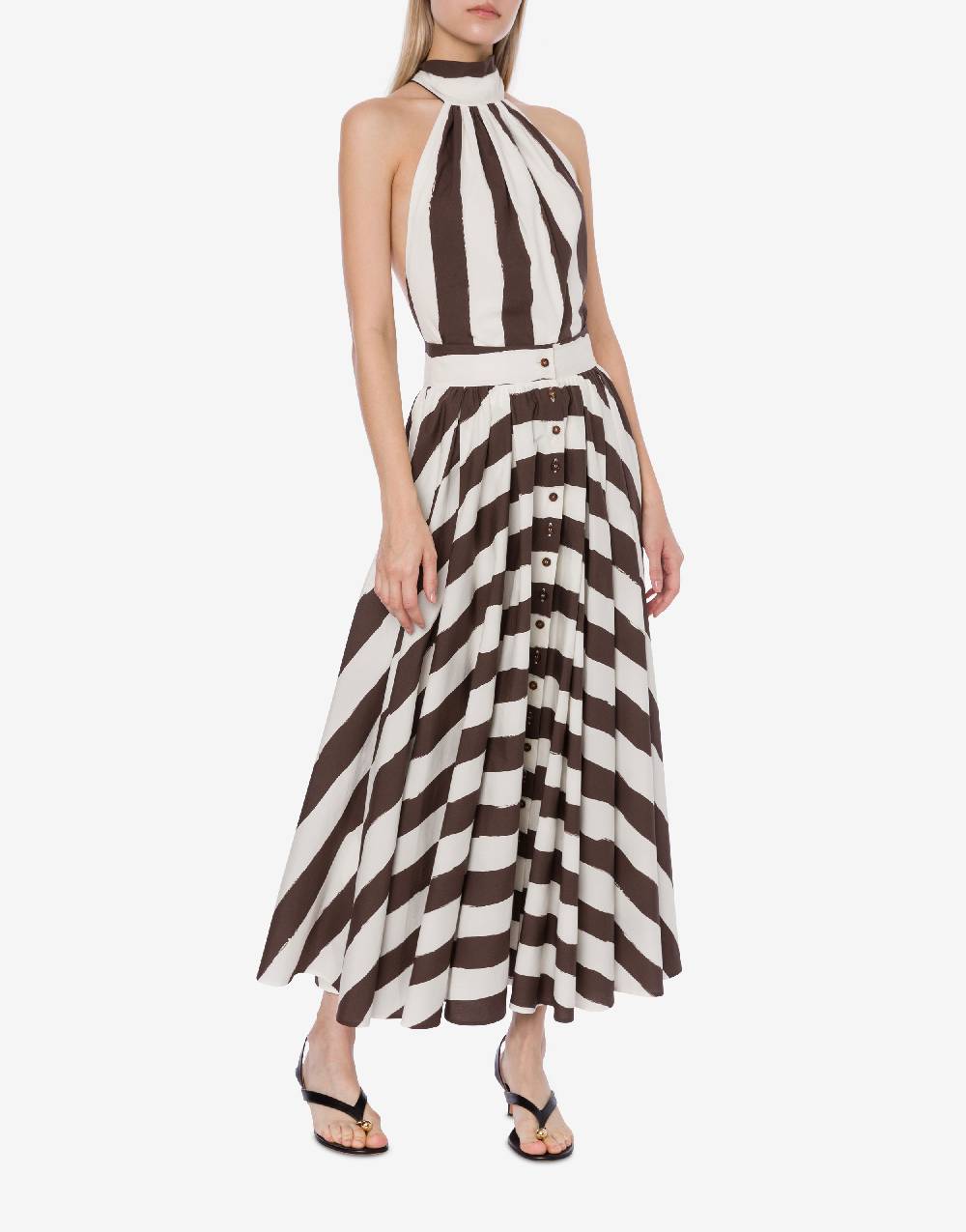 Philosophy Di Lorenzo Serafini Gonna lunga a righe in cotone stretch Affare Del Giorno