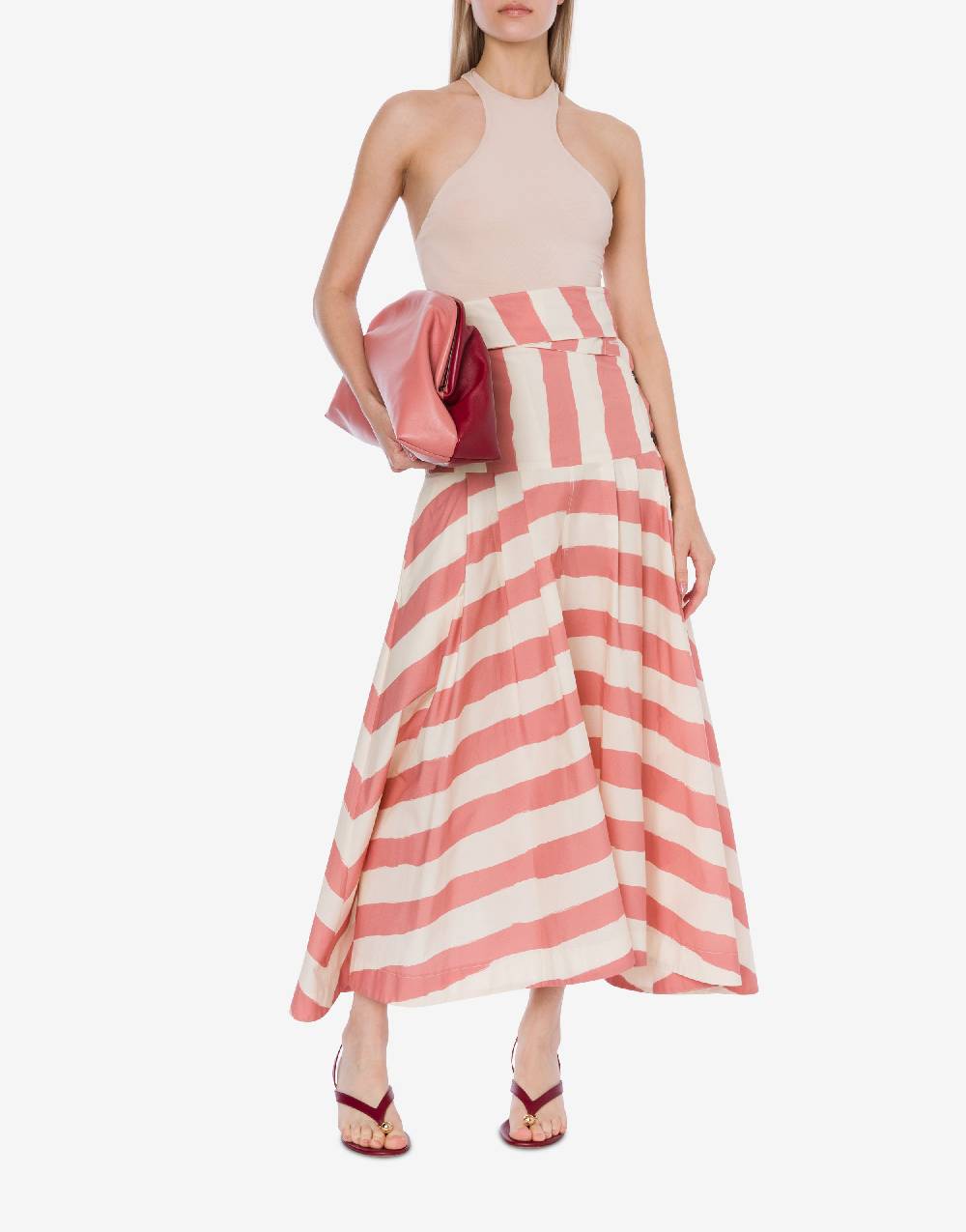 Philosophy Di Lorenzo Serafini Gonna a righe in cotone stretch Novità