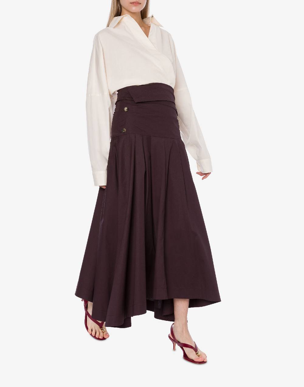 Philosophy Di Lorenzo Serafini Gonna longuette in cotone stretch Presa
