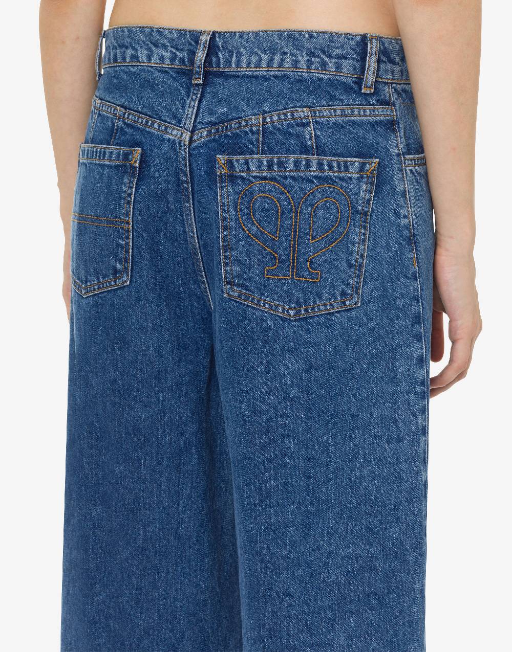 Philosophy Di Lorenzo Serafini Pantalone oversize in denim Economico