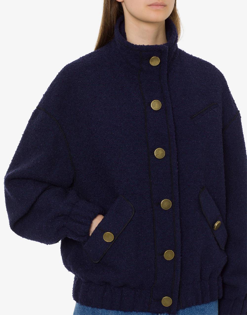 Philosophy Di Lorenzo Serafini Bomber in stuoia bouclé Outlet