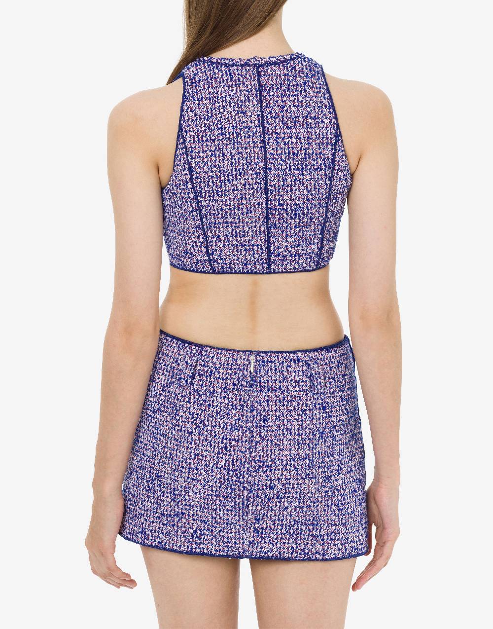 Philosophy Di Lorenzo Serafini Micro top in stuoia bouclé Saldi