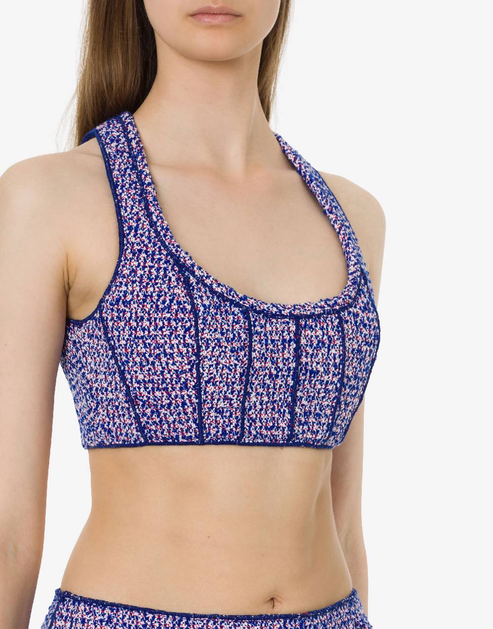 Philosophy Di Lorenzo Serafini Micro top in stuoia bouclé Saldi