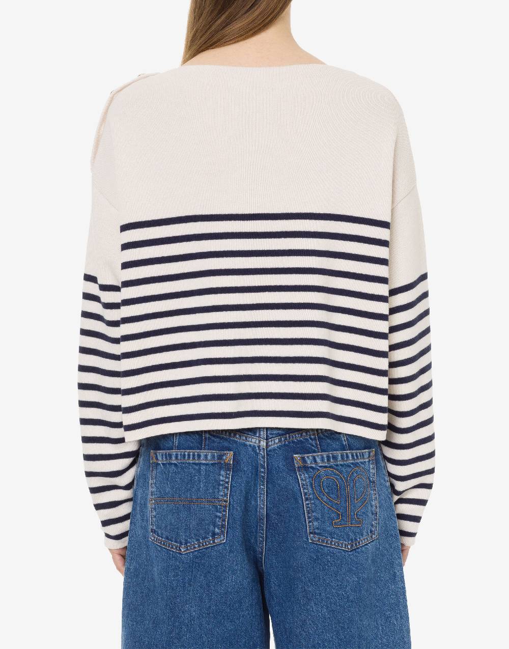 Philosophy Di Lorenzo Serafini Maglione in lana e cotone con logo Offerte