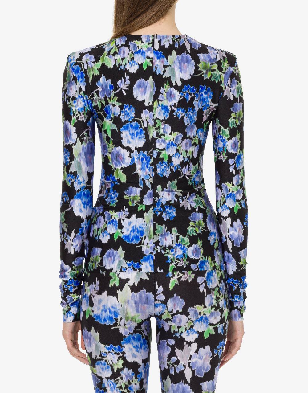 Philosophy Di Lorenzo Serafini Top in lycra con stampa fiori Vendita Calda