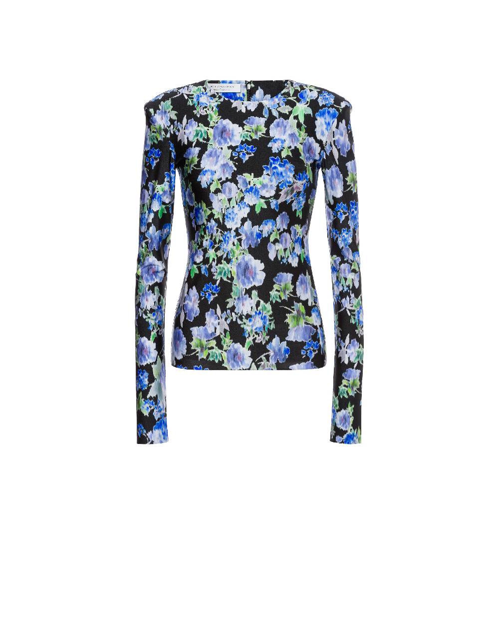 Philosophy Di Lorenzo Serafini Top in lycra con stampa fiori Vendita Calda