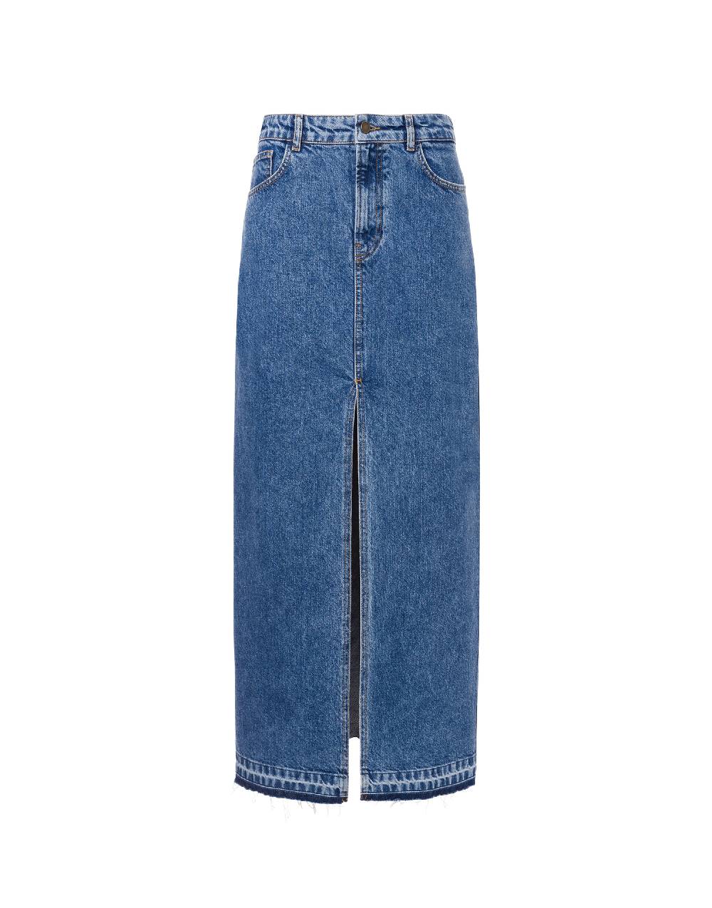 Philosophy Di Lorenzo Serafini Gonna in denim con spacco Vendite Flash