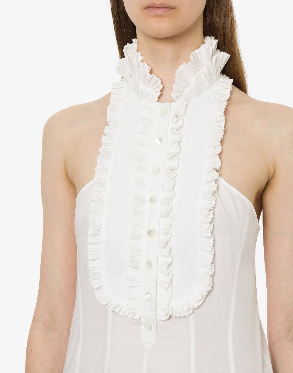 Philosophy Di Lorenzo Serafini Top in popeline con plastron Nuovo