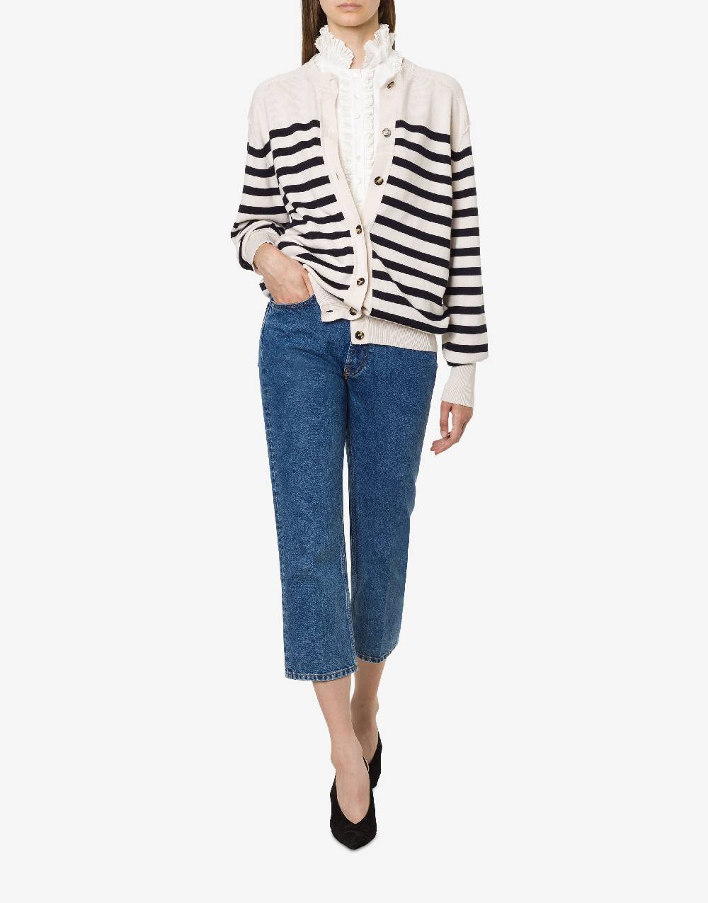 Philosophy Di Lorenzo Serafini Top in popeline con plastron Nuovo